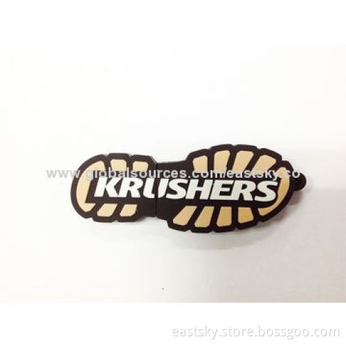 Customized Slipper-shaped Thumb Drive, Made of Soft PVC MaterialNew